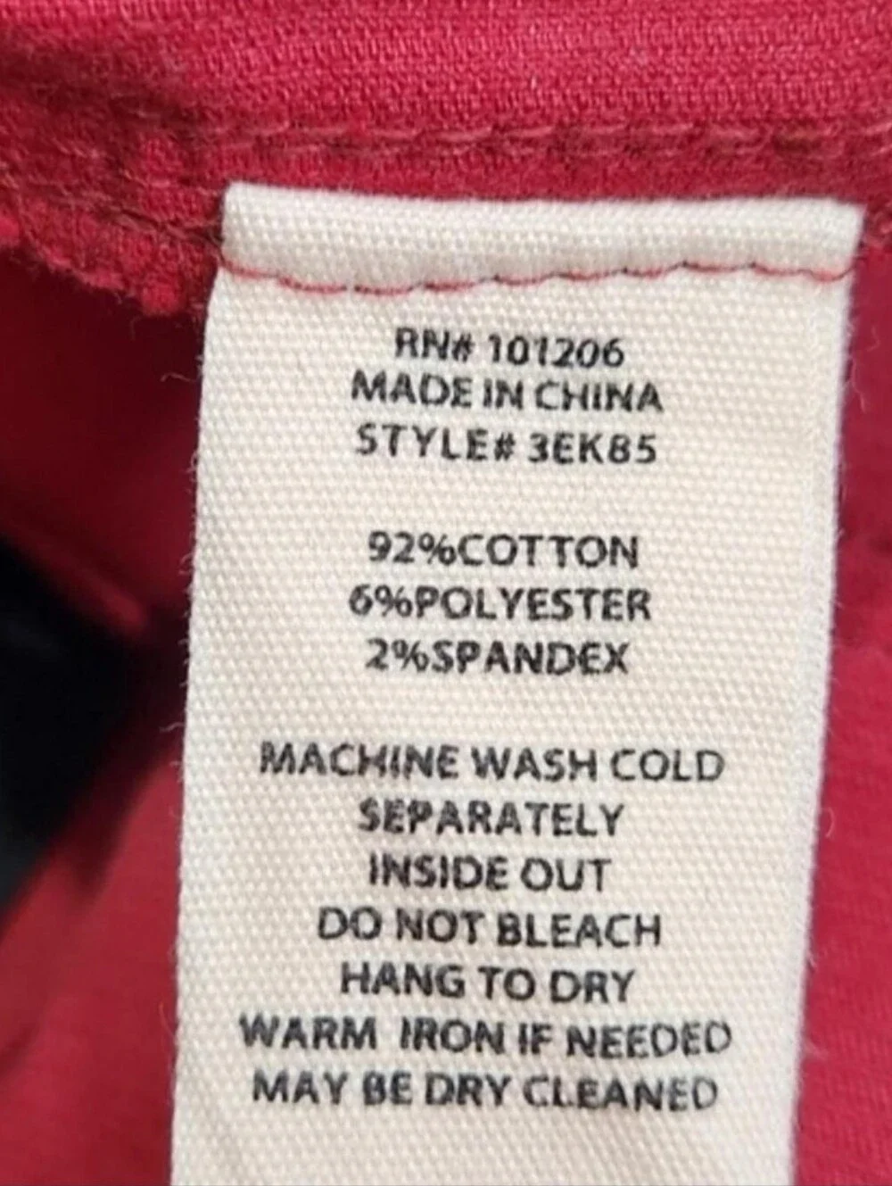 Soft Surroundings Corduroy Pull On Flare Pants Red Petite Medium